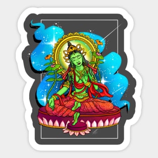 Om Tare - The Divine Feminine - Maa Tara Sticker